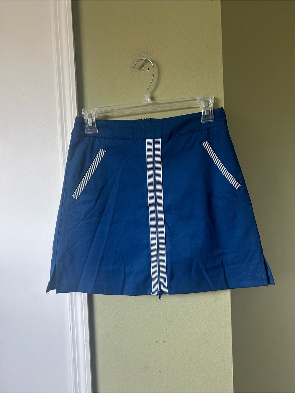 Lady Hagen Navy Blue Skort with White Label Detail